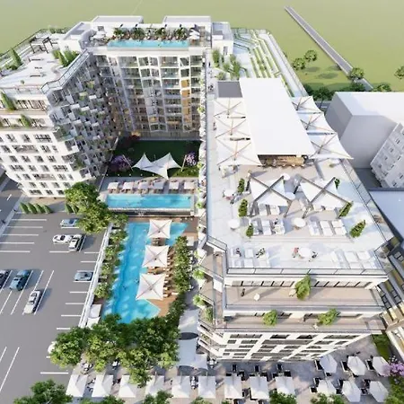 Emerald Waves - Infinity Pool&spa Apartment Navodari